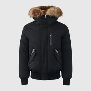 Mackage DIXON-FZ 2-in-1 Nordic Tech down bomber with removable fur